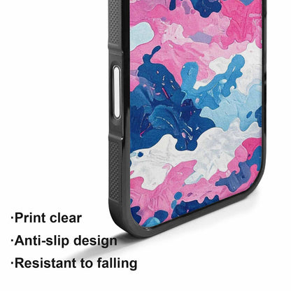 iPhone 17 Case — Vivid Camo Transgender Camo, Custom Phone Case