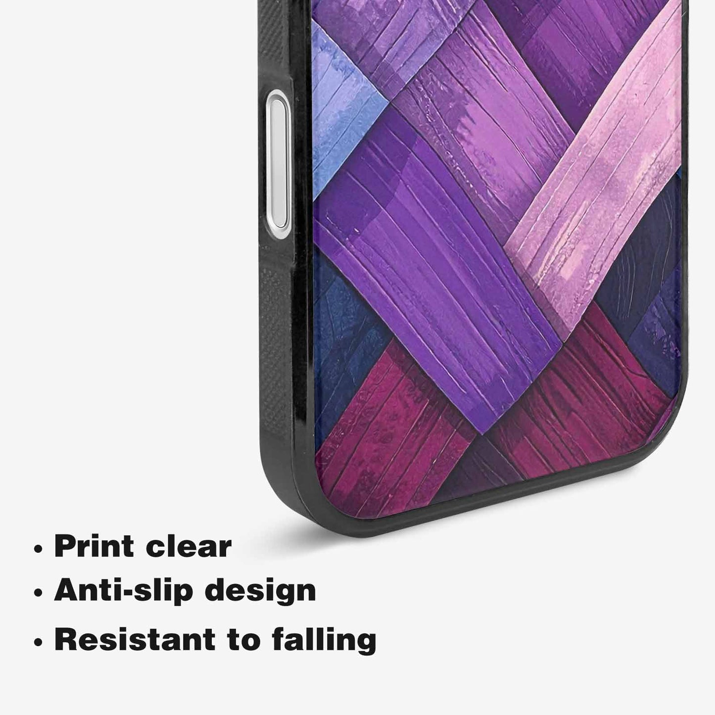 iPhone 16 Plus Case — Genderfluid Flag Color Theme Small Rainbow, Custom Printed Phone Case