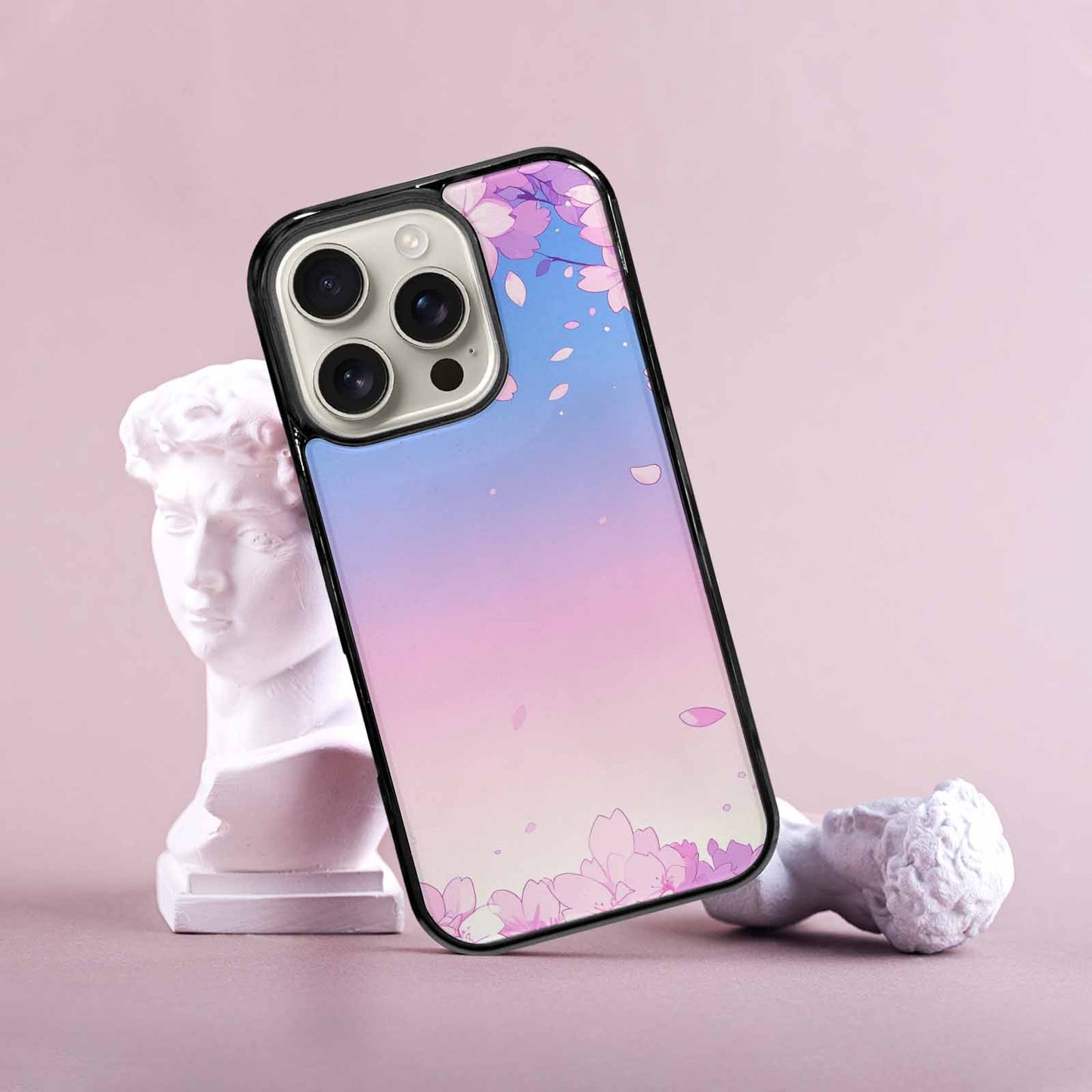 iPhone 16 Pro Case — Anime Cherry Blossom Custom, Custom Print Case Cover