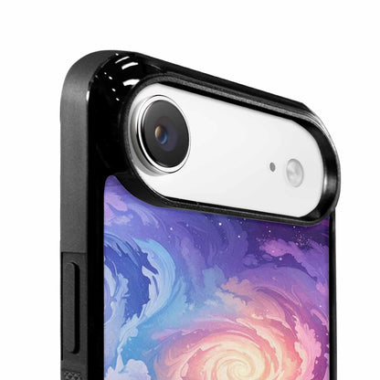 iPhone 17 Air Case — Seamless Repeating Pattern Of Overlapping Galaxy, Personalized Phone Case