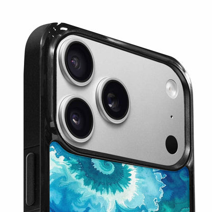 iPhone 17 Pro Max Case — Tie Dye Ocean Blues Tie Dye, Custom Phone Case