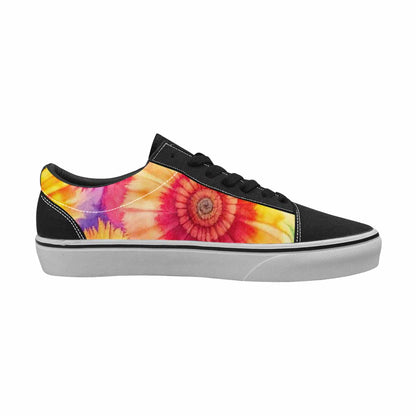 WOMEN'S Tie Dye Swirl Canvas Lace-Up Cottagecore Shoes