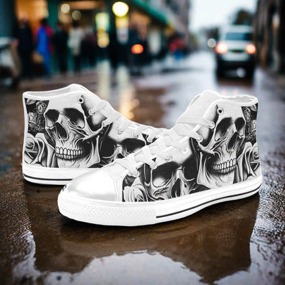 Aztec Jewel Rich Unique WOMEN Bold Art - Freaky Shoes | Custom Art Sneakers