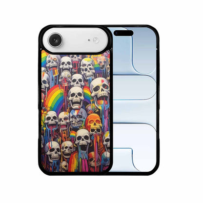 iPhone 17 Air Case — Rainbow From Skulls Mouth Skulls Gothic, Custom Designed Case Cover