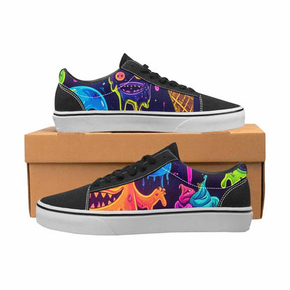 WOMEN'S Ice Cream Monsters  Lace-Up Canvas Y2K Shoes