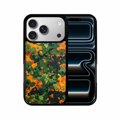 iPhone 17 Pro Case — Small Military Camouflage Blotch Pattern Camo, Personalized Phone Case