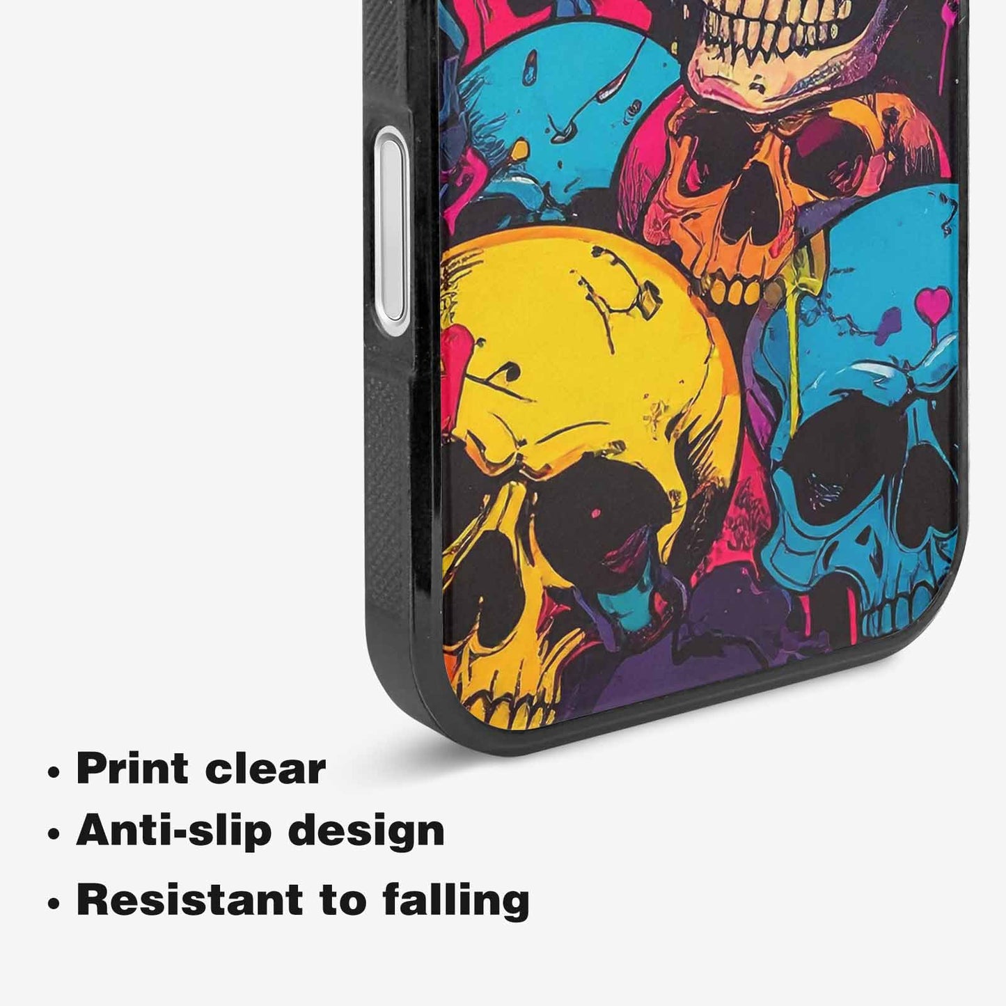 iPhone 16 Plus Case — 1000s Of Skulls Digital Camo Drip, Original Design Phone Case