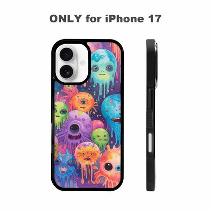iPhone 17 Case — Aliens Tie Dyemelting Aliens Tie Dye, Custom Phone Case