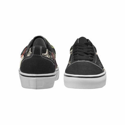 WOMEN'S Rainbow From Skull S Lace-Up Canvas Dreamcore Shoes