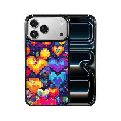 iPhone 17 Pro Max Case — Pixel Art Bit Burst Original Art, Original Design Phone Case