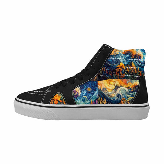 WOMEN'S Blend All Versions High Top Canvas Neon Fantasy Custom Sneakers