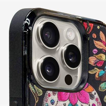iPhone 16 Pro Case — Colorful Dia De Los Muertos Sugar, Custom Designed Case Cover