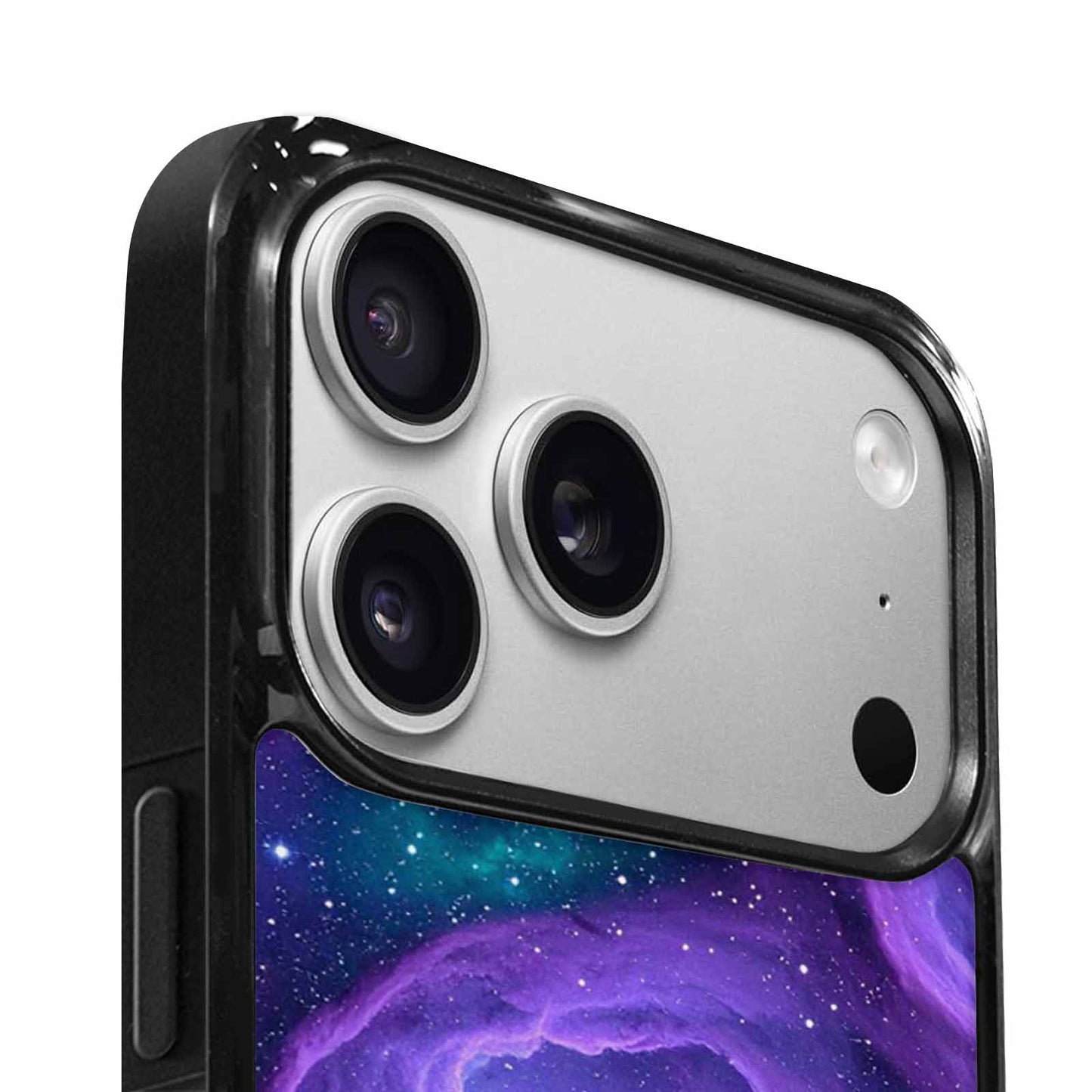 iPhone 17 Pro Case — Seamless Tileable Pattern Of Swirling Galaxy, Custom Art Phone Cover