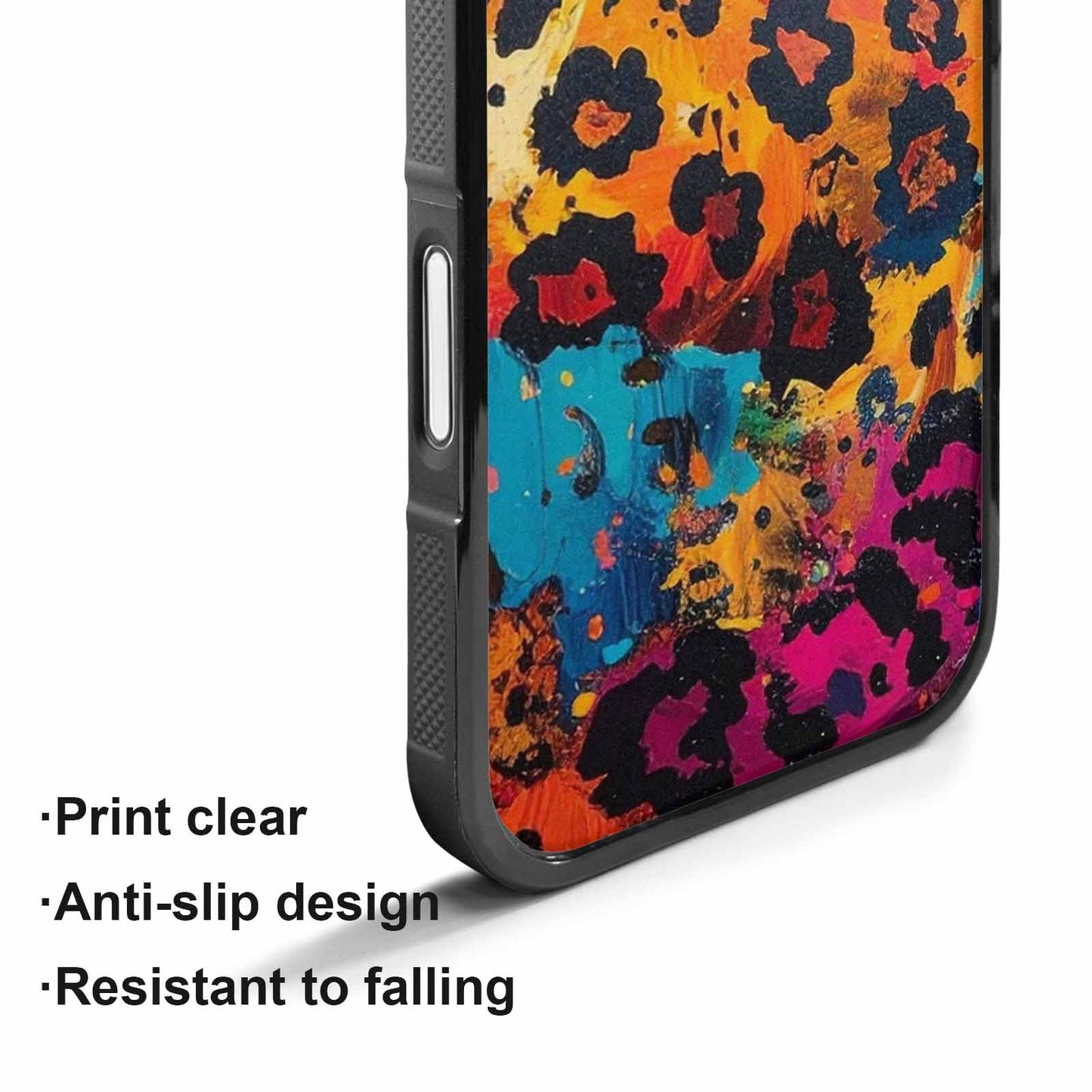 iPhone 17 Case — Full Color Vibrant Animal Print, Personalized Phone Case