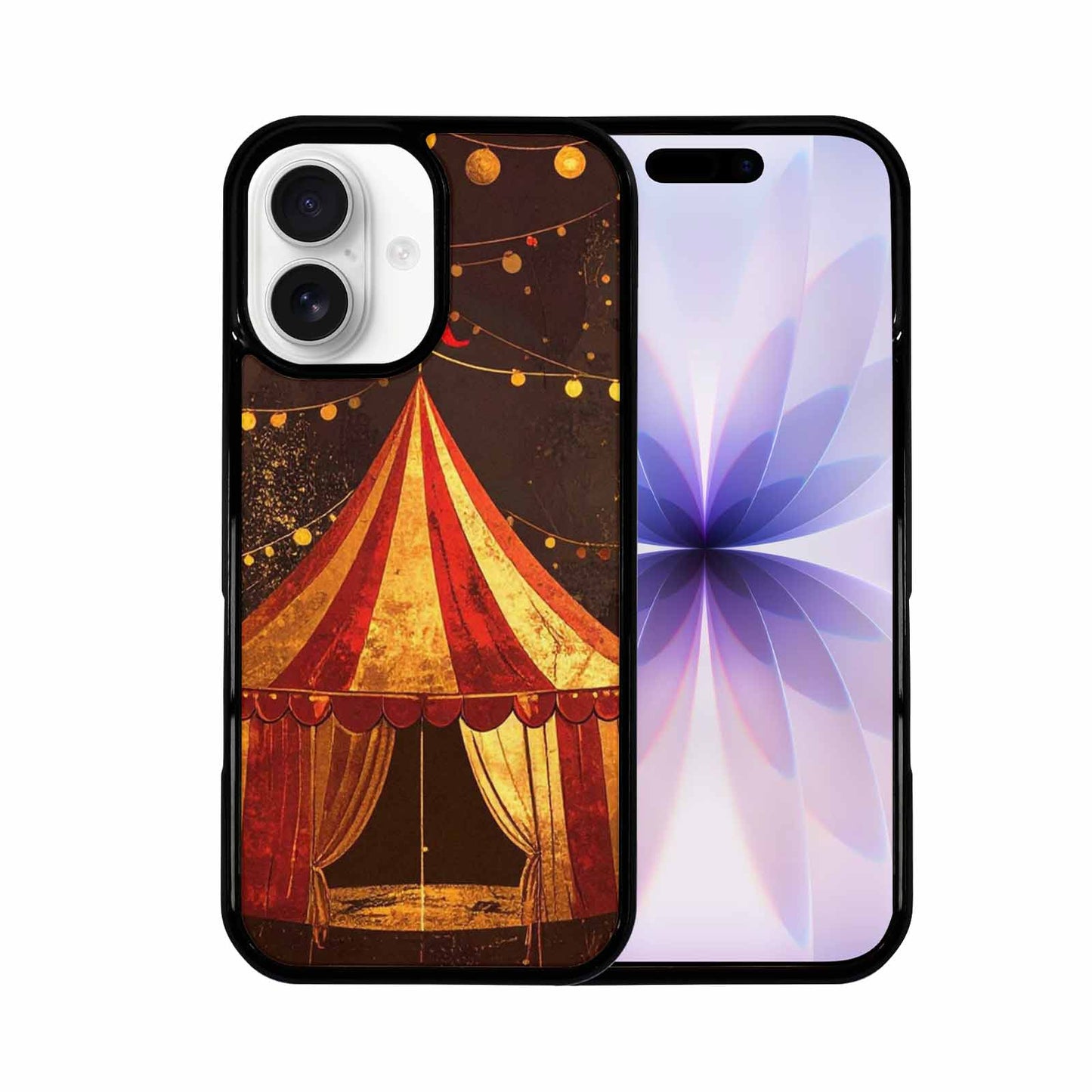 iPhone 17 Case — Vintage Circus Art Pattern Retro Vintage, Customized Protective Case