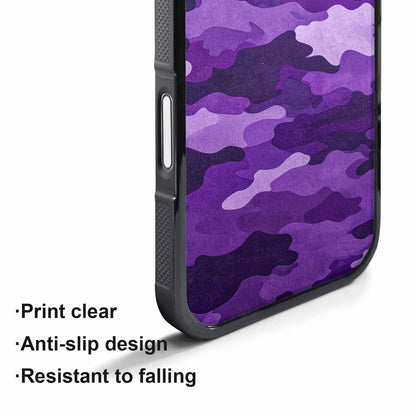 iPhone 17 Pro Case — Camo Style Pattern In Shades Camo, Original Design Phone Case