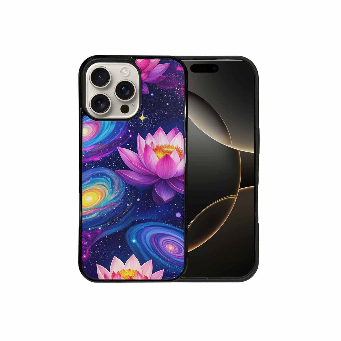 iPhone 16 Pro Max Case — Lotus Galaxy, Custom Made Phone Cover