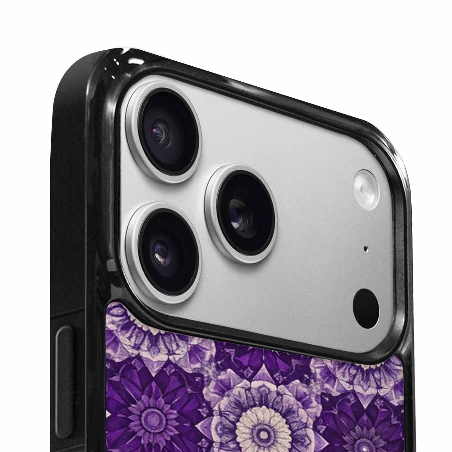 iPhone 17 Pro Case — Small Mandala Pattern Randomly Varying Floral, Personalized Phone Case