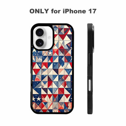 iPhone 17 Case — Small American Flag Stars Galaxy Space, Unique Phone Case Design