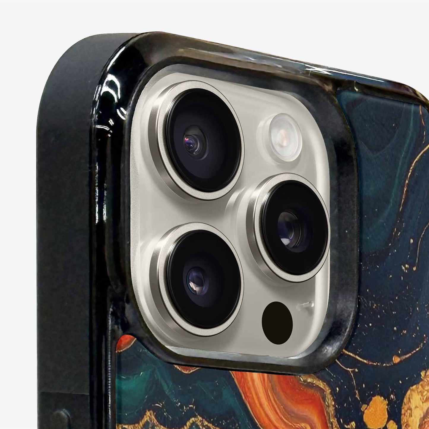 iPhone 15 Pro Max Case — Marble Dark, Custom Designed Case Cover