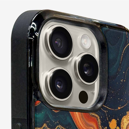 iPhone 15 Pro Max Case — Marble Dark, Custom Designed Case Cover