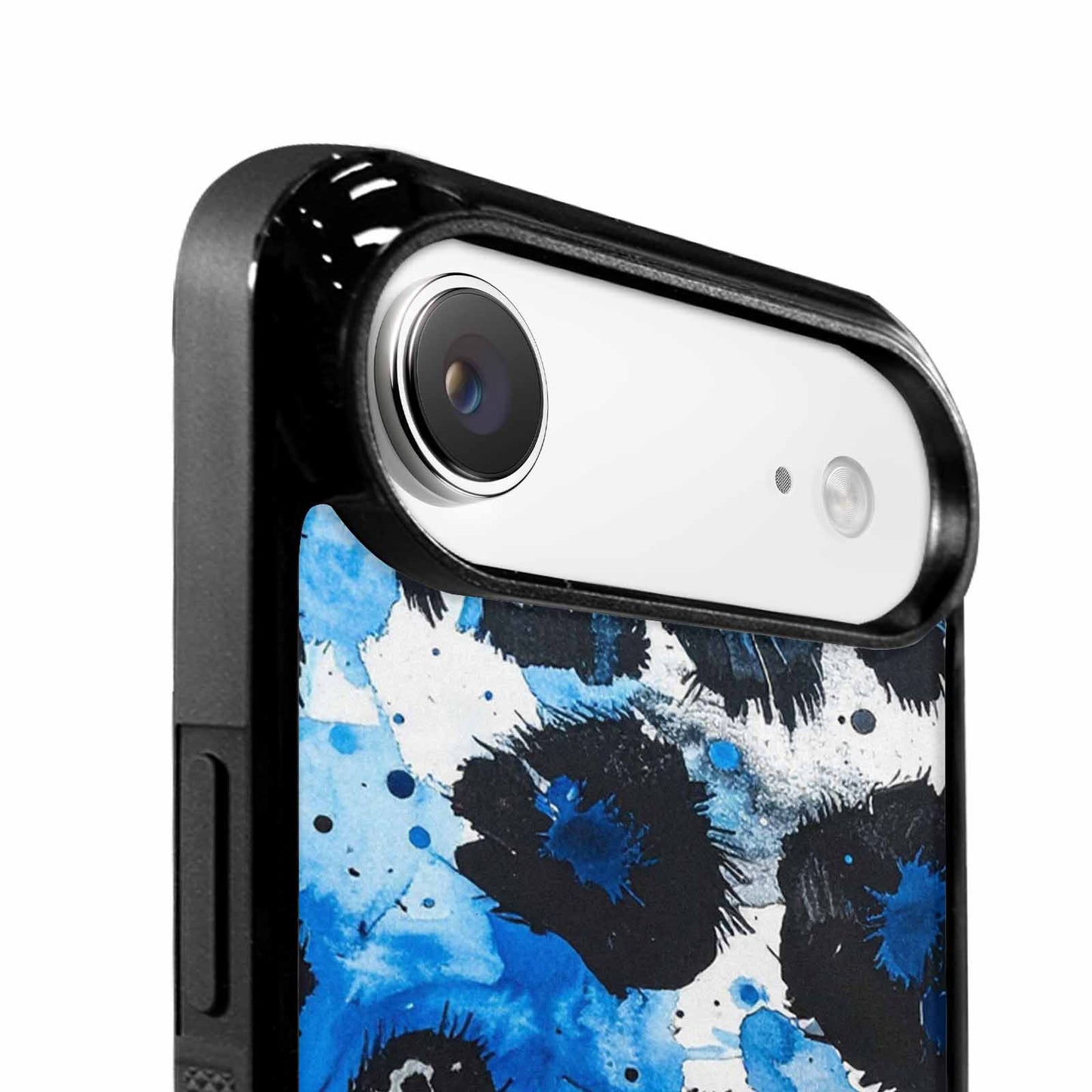 iPhone 17 Air Case — Animal Print Black Blue Ink Animal, Custom Print Case Cover