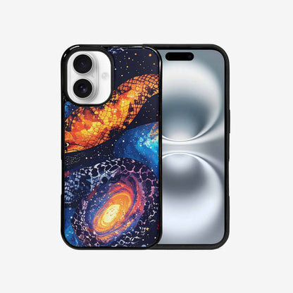 iPhone 16 Case — Galaxy Snake Print Custom, Customized Protective Case