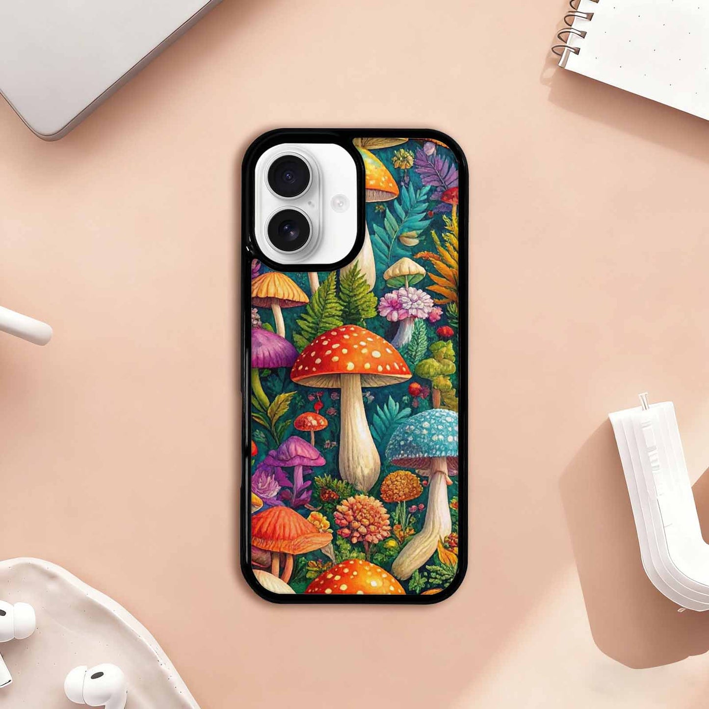iPhone 17 Case — Mushrooms Botanicalmushrooms P Xsd Floral, Unique Phone Case Design
