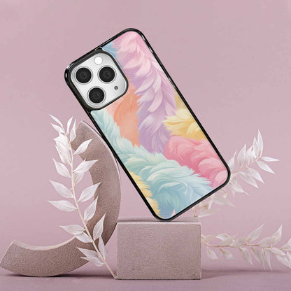 iPhone 15 Pro Max Case — Zebra Pastel Rainbow, Custom Art Phone Cover
