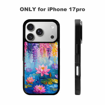 iPhone 17 Pro Case — Full Color Vibrantmonet Impressi Aex Original, Personalized Phone Case