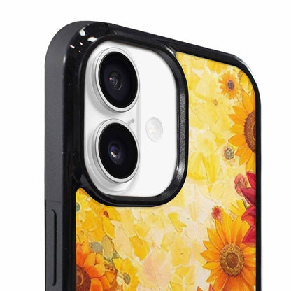iPhone 17 Case — Full Color Vibrant Sunflower Floral, Custom Printed Phone Case