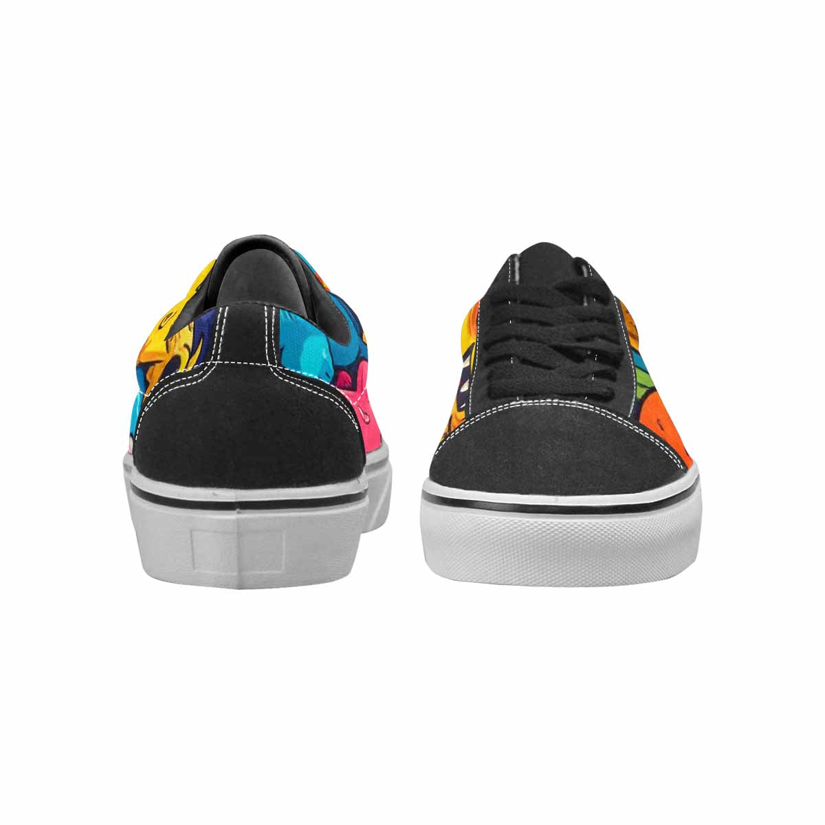 MEN'S Cartoon Monster Character Canvas Lace-Up Dark Academia Custom Shoes