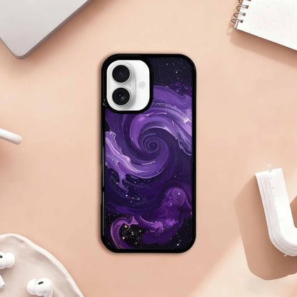 iPhone 17 Case — Seamless Repeating Pattern Of Galaxy Space, Custom Phone Case