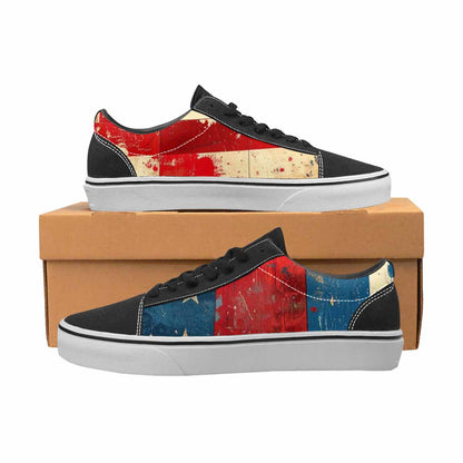 MEN'S American Flag Stars Canvas Lace-Up Grunge Shoes