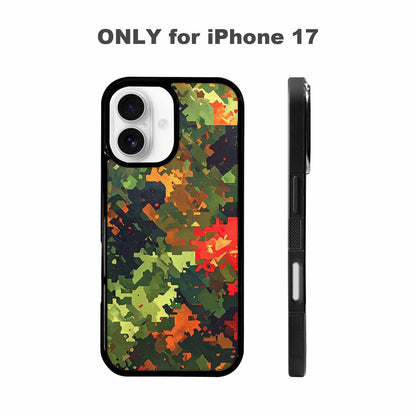 iPhone 17 Case — Small Military Camouflage Blotch Camo, Custom Made Phone Cover