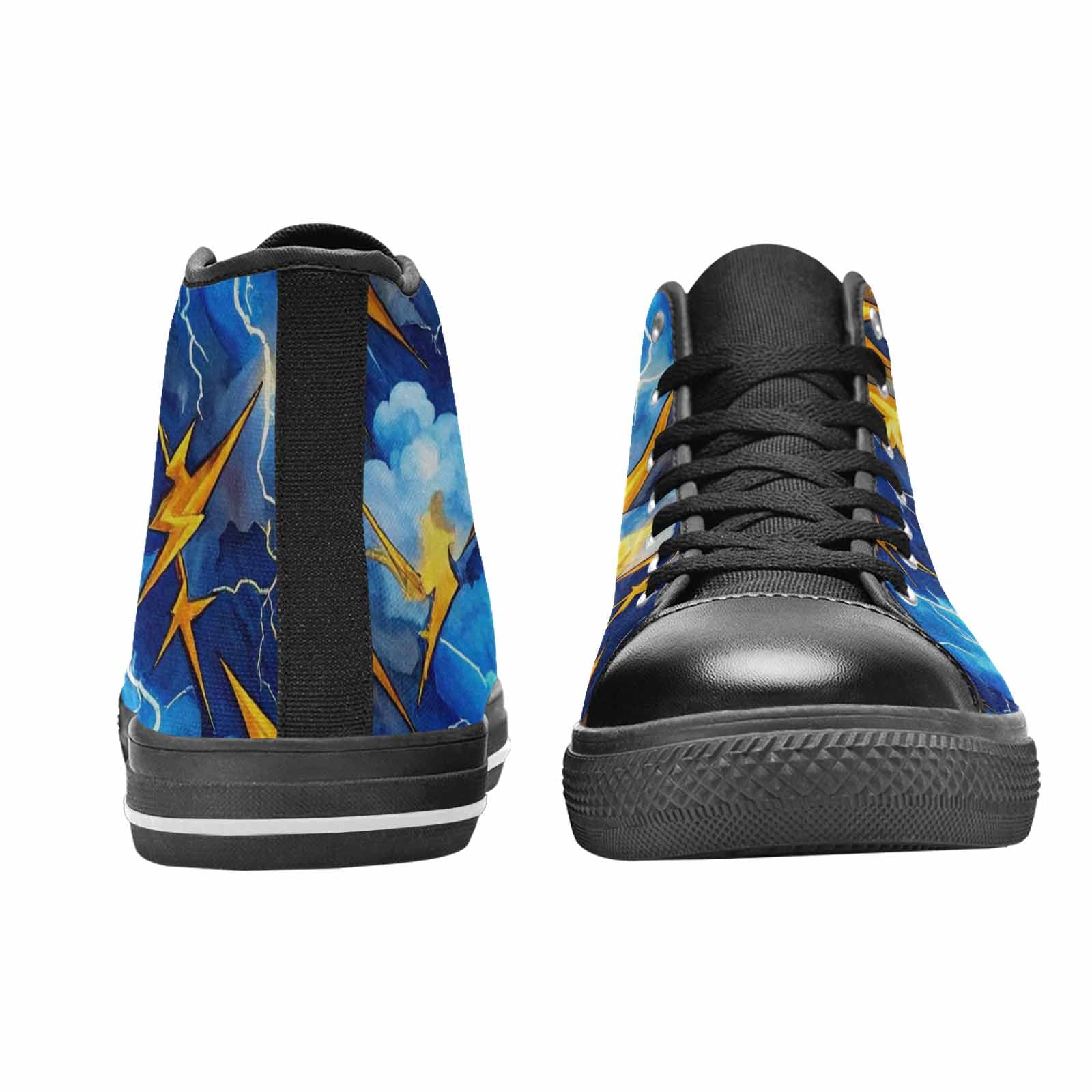 MEN'S Lightning Bolt High Top Canvas Aesthetic Shoes