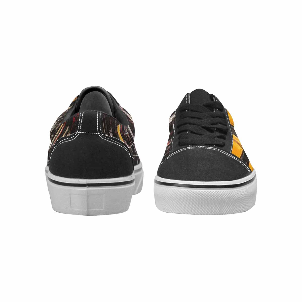 WOMEN'S Liminal Space Fragment Lace-Up Canvas Vivid Sneakers
