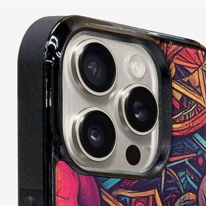 iPhone 16 Pro Max Case — Sacred Geometry Lots Of Skulls Seamless, Unique Phone Case Design