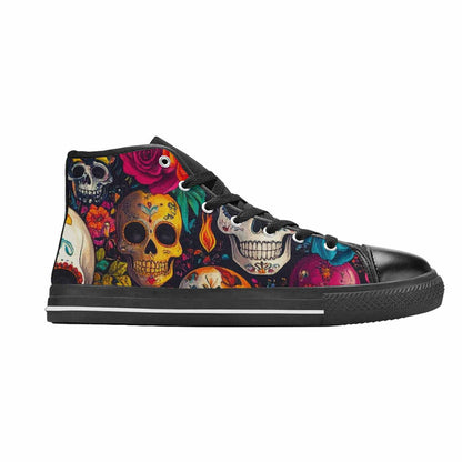 MEN'S Skull High Top Canvas Aesthetic Shoes