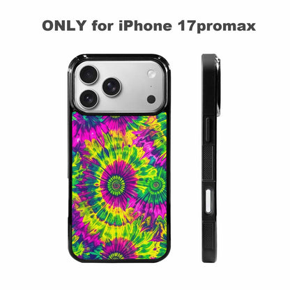 iPhone 17 Pro Max Case — Tie Dye Neon Acid Tie Dye, Unique Phone Case Design