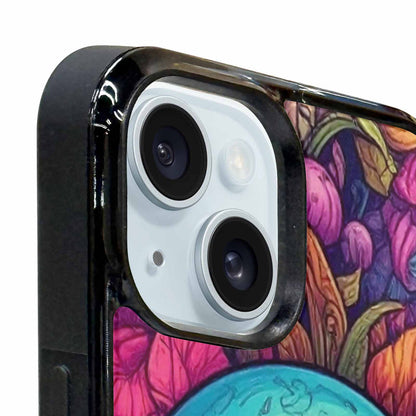 iPhone 15 Plus Case — Mushroom Skull Custom, Unique Phone Case Design