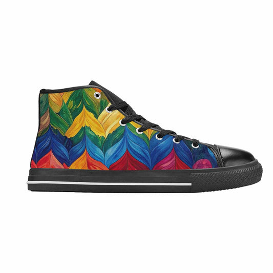 MEN'S Rainbow Pride Flag High Top Canvas Y2K Custom Sneakers