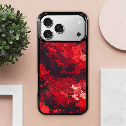 iPhone 17 Pro Max Case — Small Military Camouflage Blotch Camo, Unique Phone Case Design