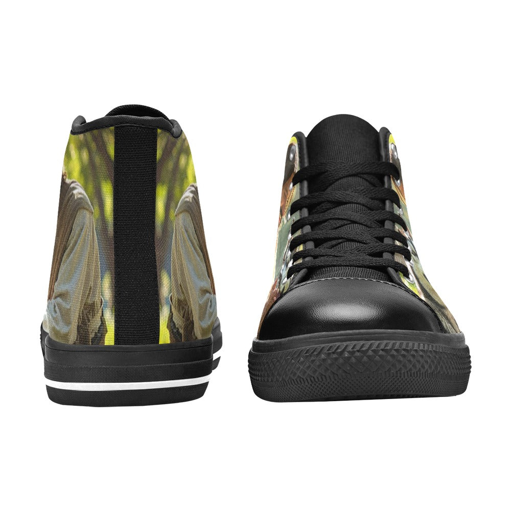WOMEN'S Jesus_Ht_08 High Top Canvas Surreal Custom Sneakers