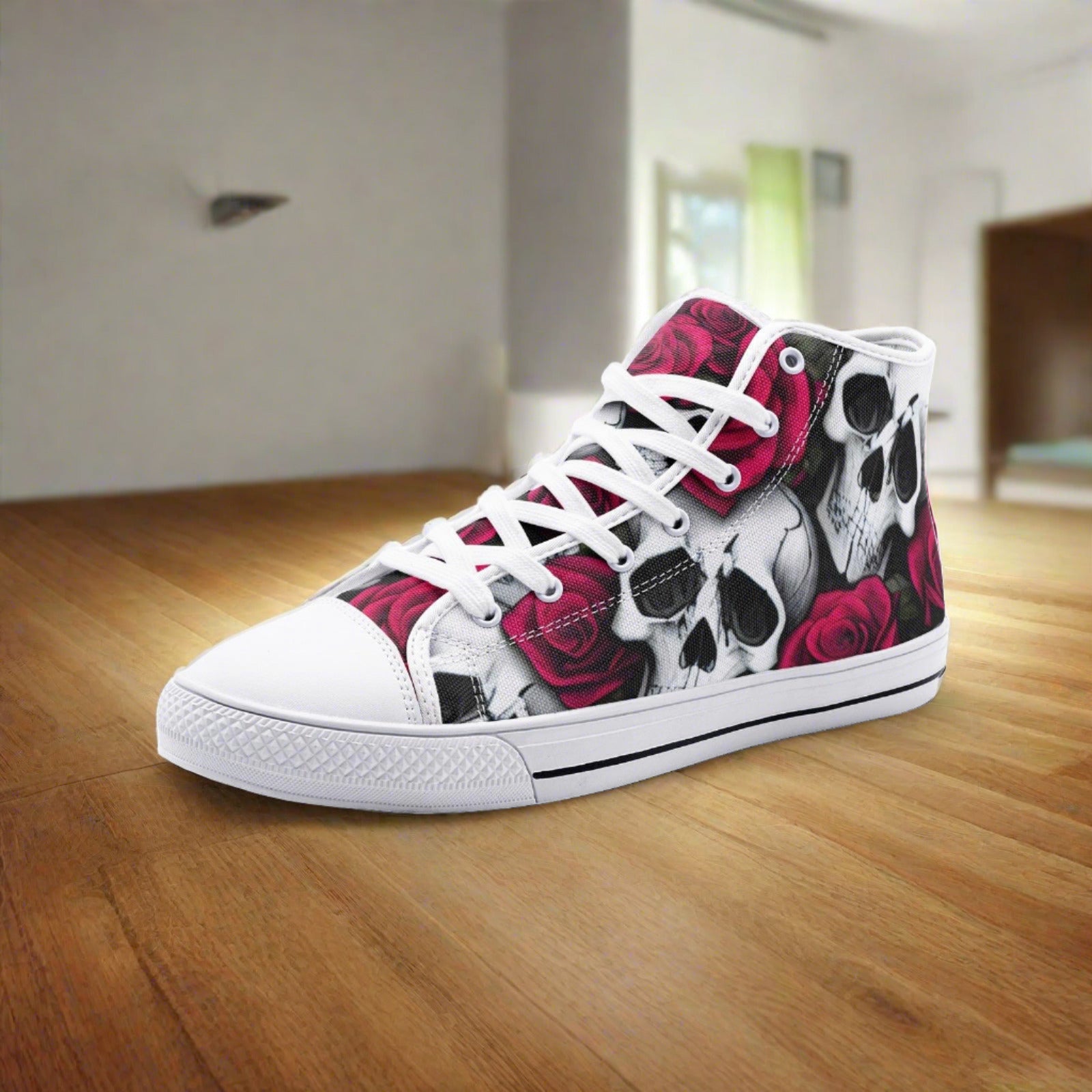 Celtic Pink Cream Unique Bold Art - Freaky Shoes | Custom Art Sneakers