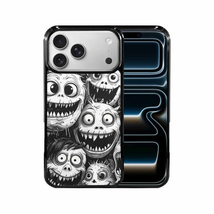 iPhone 17 Pro Max Case — Black And White Monster Original Art, Custom Made Phone Cover