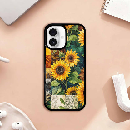 iPhone 17 Case — Small Sunflower Pattern, Randomly Floral, Custom Made Phone Cover