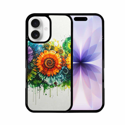 iPhone 17 Case — Black &amp; Green Ink Tie Dye, Unique Phone Case Design