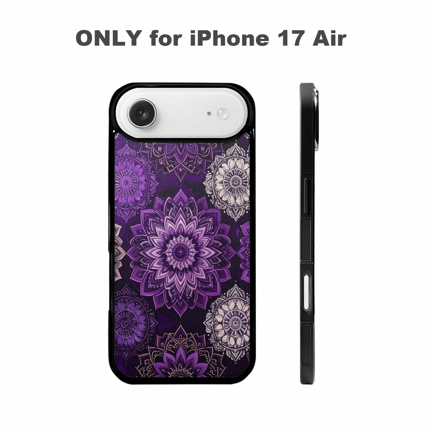 iPhone 17 Air Case — Small Mandala Pattern Randomly Varying Floral, Personalized Phone Case