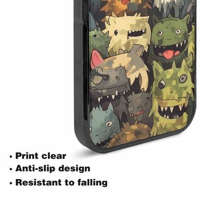 iPhone 15 Plus Case — Monsters Camomonsters Pattern D6o, Custom Phone Case